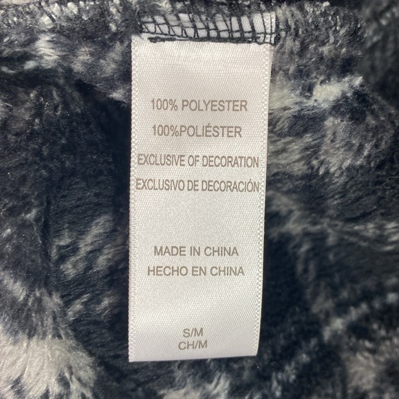 Tommy Bahama Plaid Fleece Bathrobe with Belt Size Small - Picture 6 of 6